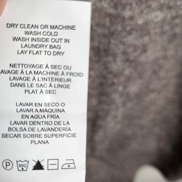 New Karen Kane women Medium mock neck gray sweater soft cozy - Picture 7 of 12